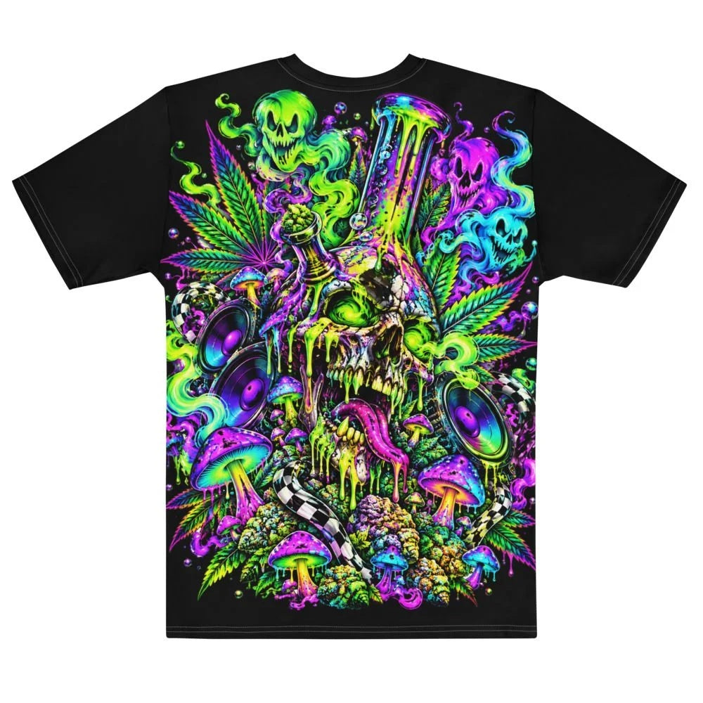 ChaosLoom Neon Skull Rave Tee